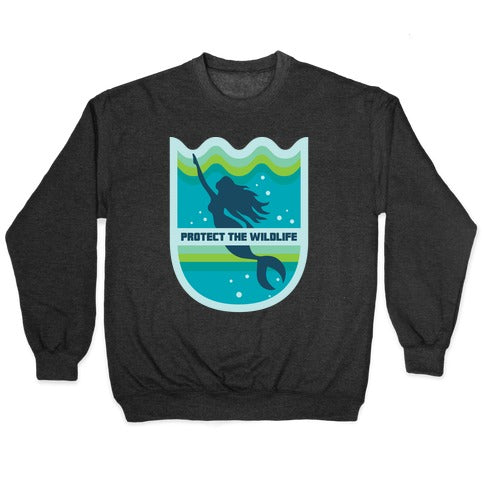 Protect The Wildlife (Mermaid) Crewneck Sweatshirt